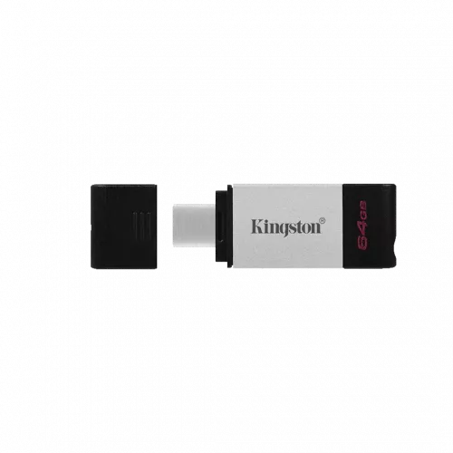 USB KINGSTON 64GB 3.2 NEGRO METAL TIPO C