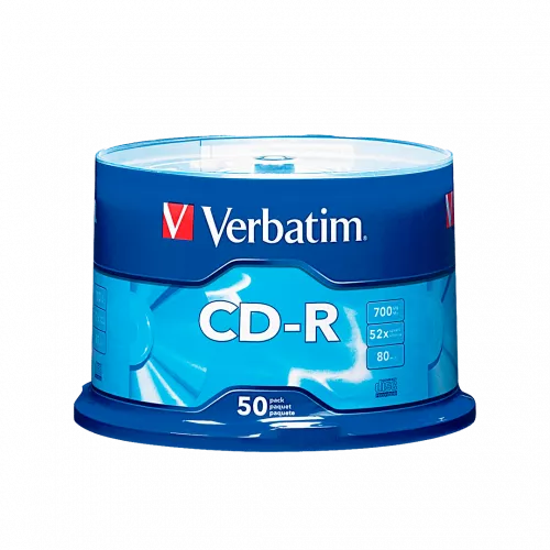 CD-R VERBATIM 52X CAMPANA 50 PZAS