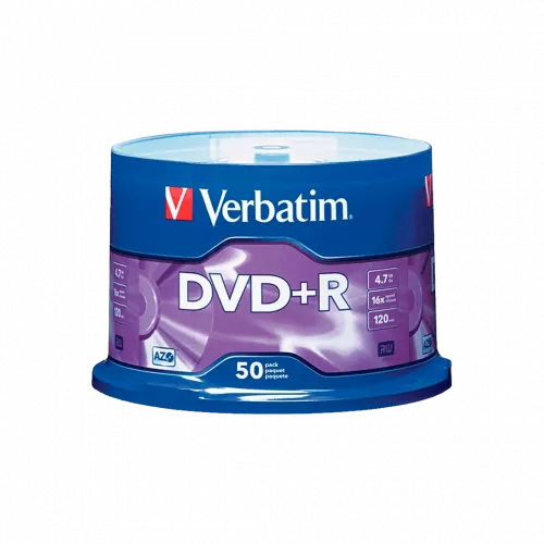 DVD+R VERBATIM 4.7GB 16X CAMPANA 50