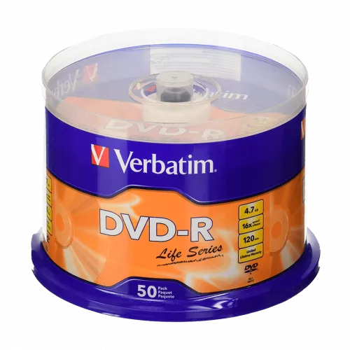 DVD-R VERBATIM 4.7GB 16X CAMPANA/50